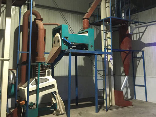 Équipement de nettoyage des graines oléagineuses