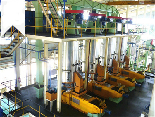 Ligne de production d'huile de tournesol et d'huile de coco en France